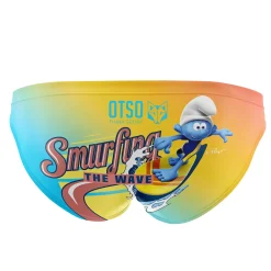 Clearance OTSO Bañador slip hombre - Smurf Smurfing