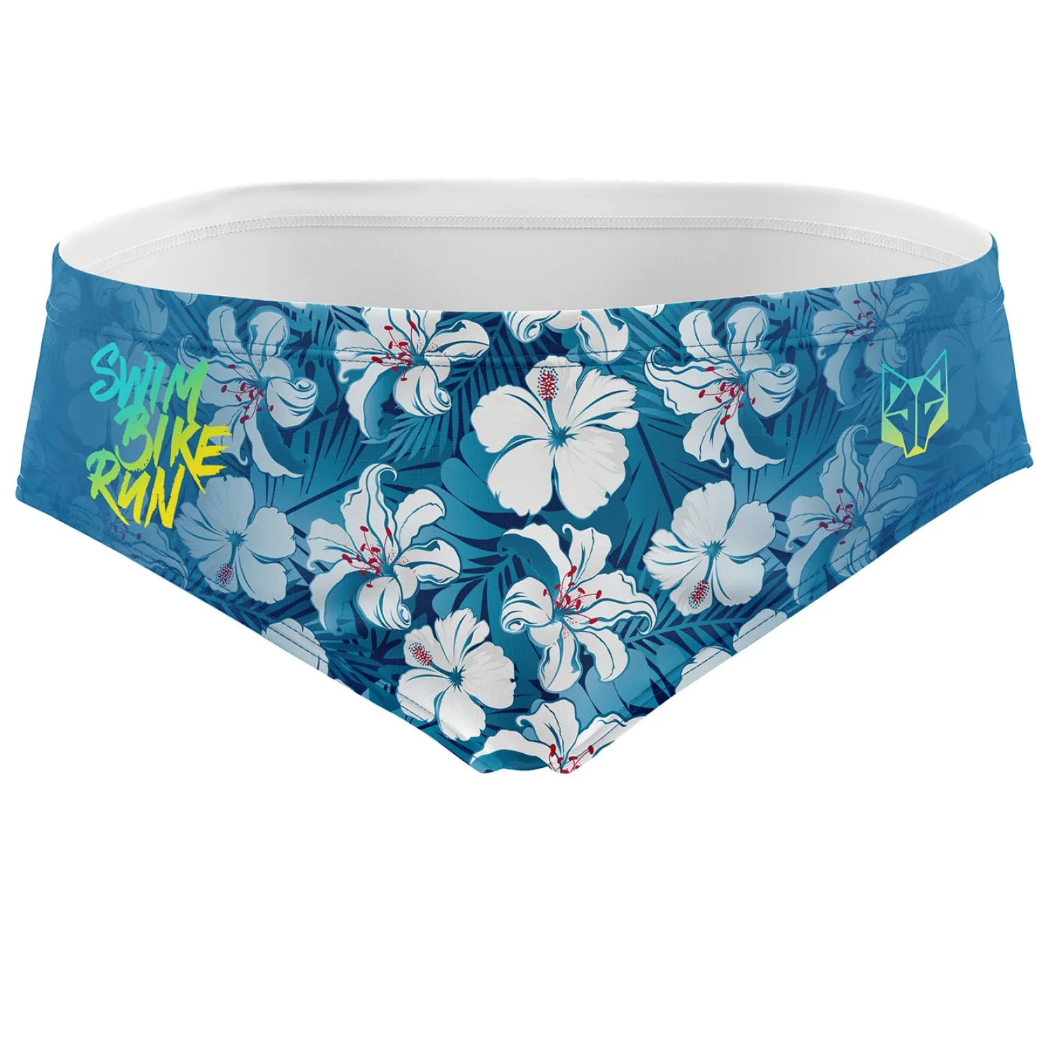 Best OTSO Bañador slip hombre - Swim Bike Run Flower