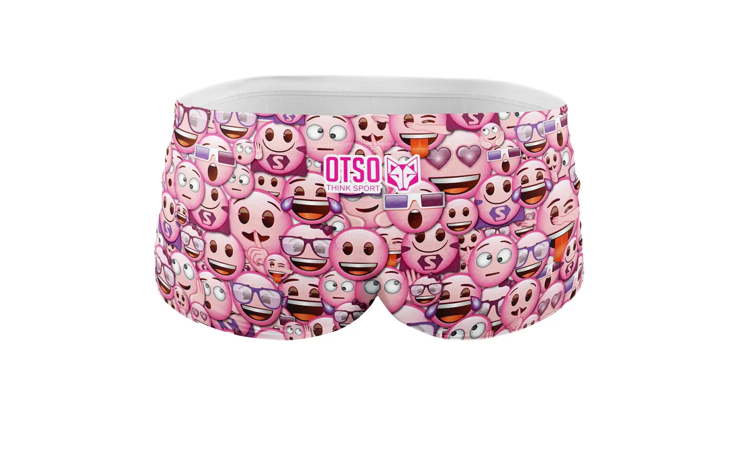 Shop OTSO Bañador trunk hombre - Emoji Classic Pink