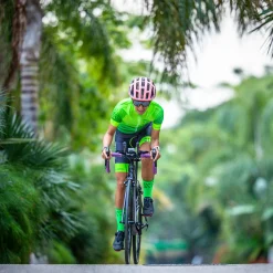 Store OTSO Calcetines de Ciclismo High Cut - Fluo Green