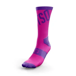 Cheap OTSO Calcetines de Ciclismo High Cut - Fluo Pink