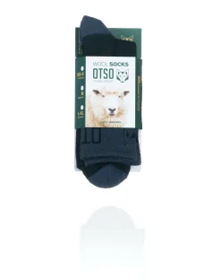 Clearance OTSO Calcetines de Lana Merina High Cut - Blue Storm