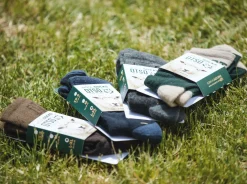 Flash Sale OTSO Calcetines de Lana Merina High Cut - Brown Trunk