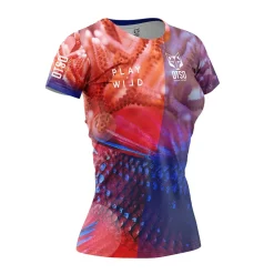 Flash Sale OTSO Camiseta de pádel manga corta mujer - Coral