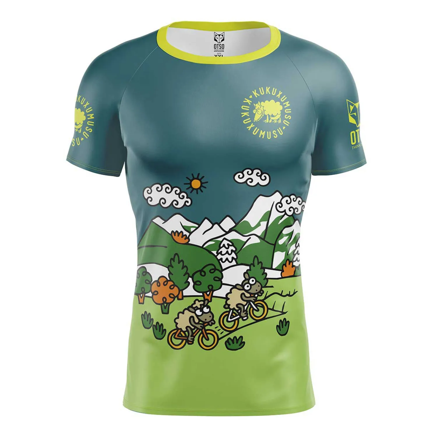 Cheap OTSO Camiseta manga corta hombre - Kukuxumusu Bike
