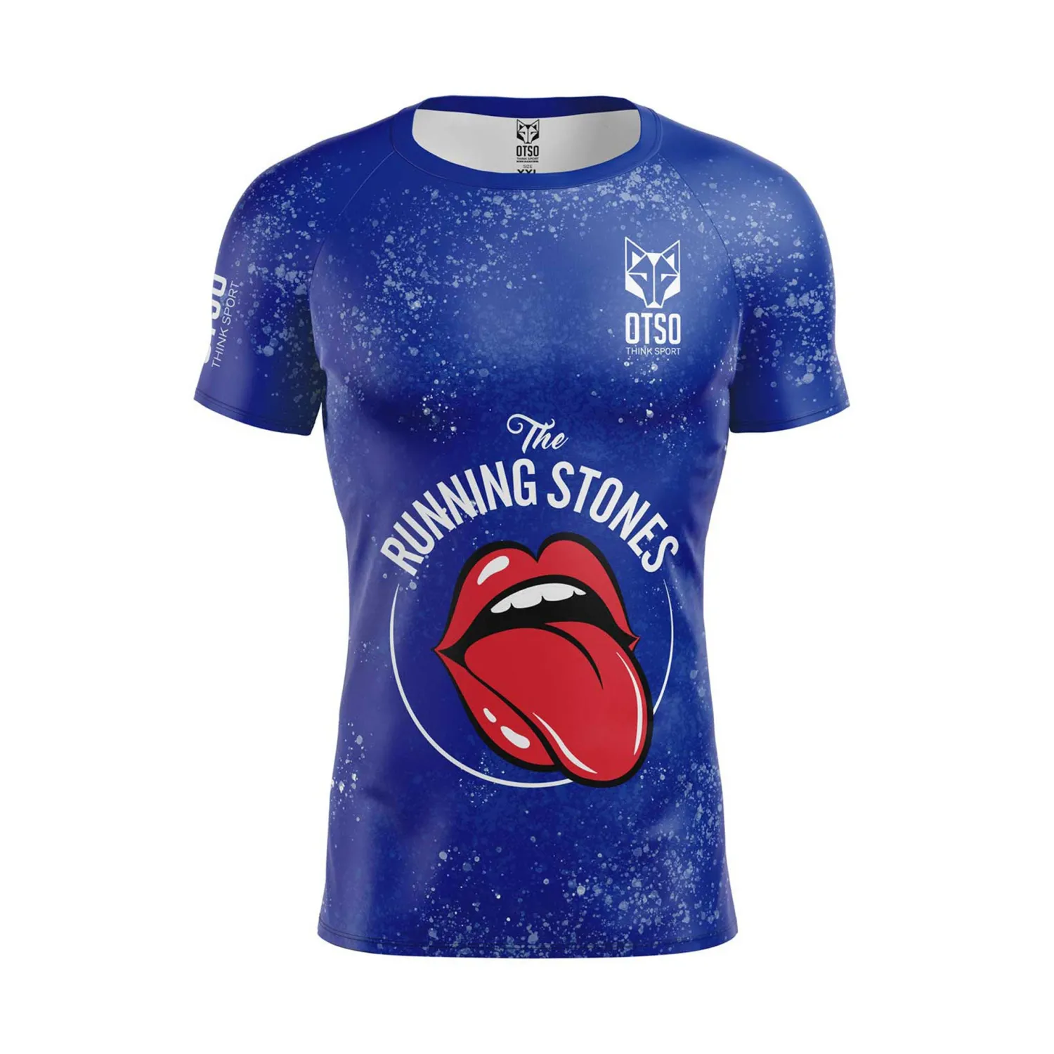 Best Sale OTSO Camiseta manga corta hombre - Running Stones Blue