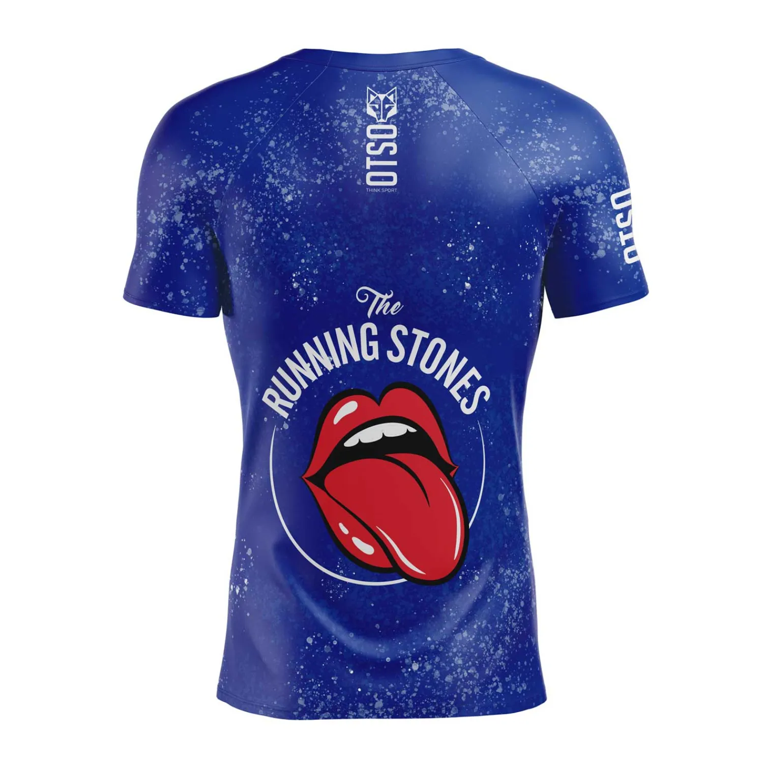 Best Sale OTSO Camiseta manga corta hombre - Running Stones Blue