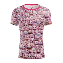 Flash Sale OTSO Camiseta manga corta hombre - Emoji Classic Pink