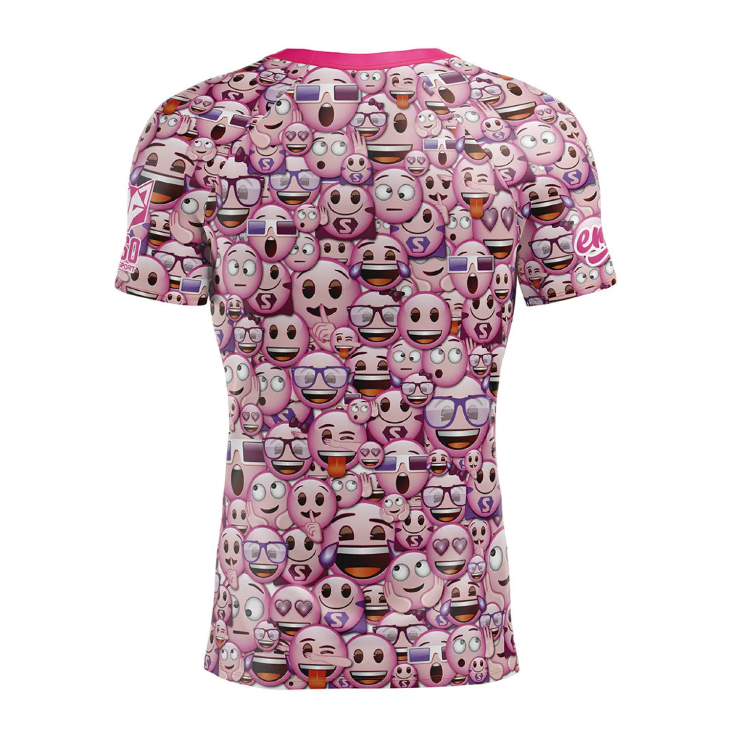 Flash Sale OTSO Camiseta manga corta hombre - Emoji Classic Pink