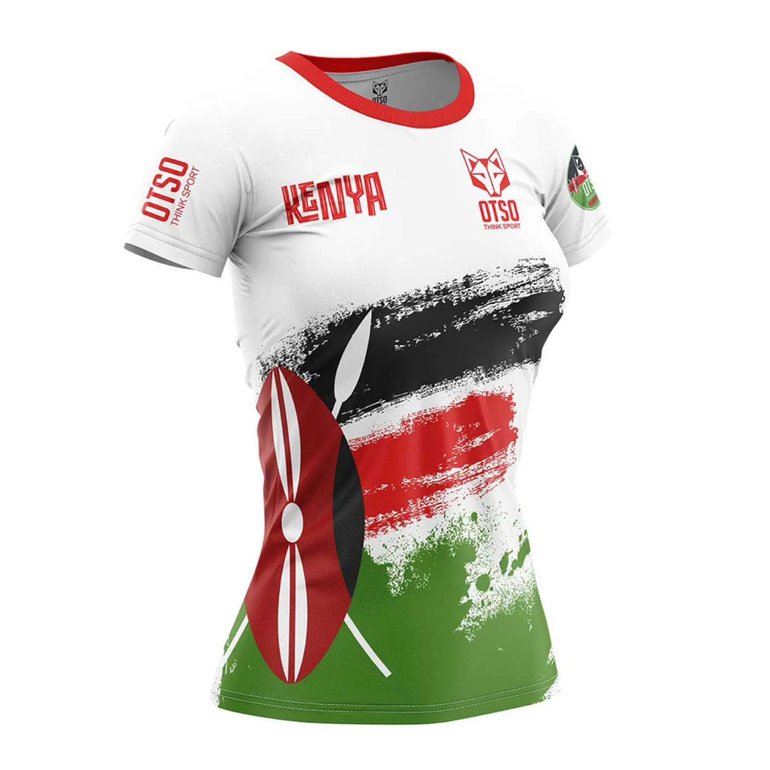 Hot OTSO Camiseta manga corta mujer - Kimbia Kenya