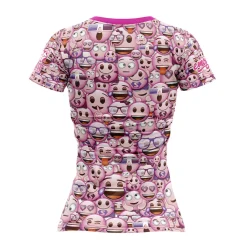 New OTSO Camiseta manga corta mujer - Emoji Classic Pink