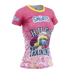 Fashion OTSO Camiseta manga corta mujer - Smurfs Hugs