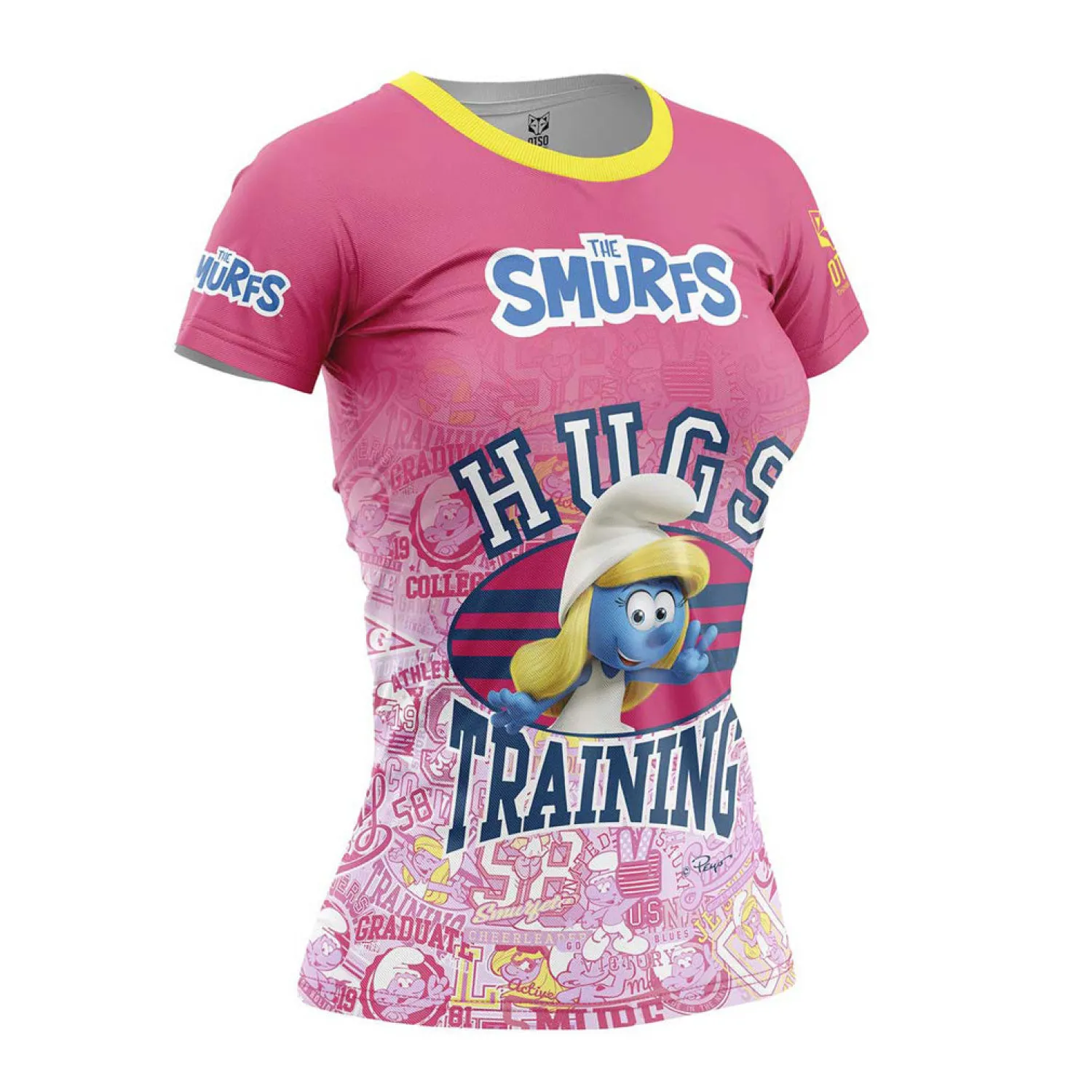 Fashion OTSO Camiseta manga corta mujer - Smurfs Hugs