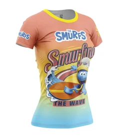 Fashion OTSO Camiseta manga corta mujer - Smurf Smurfing