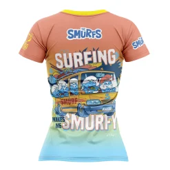 Fashion OTSO Camiseta manga corta mujer - Smurf Smurfing
