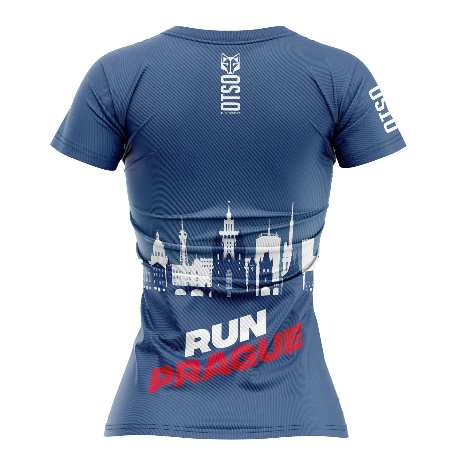 Fashion OTSO Camiseta manga corta mujer - Run Prague (Outlet)