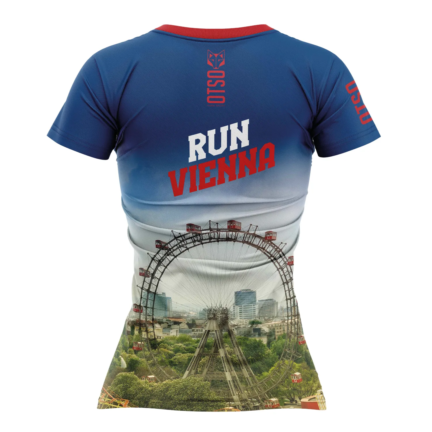 Best Sale OTSO Camiseta manga corta mujer - Run Vienna 2023 (Outlet)