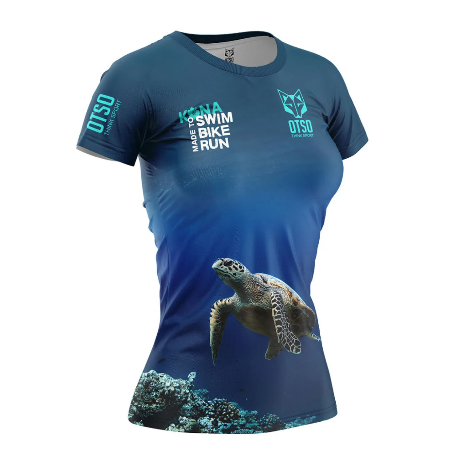Store OTSO Camiseta manga corta mujer - Kona Turtles (Outlet)