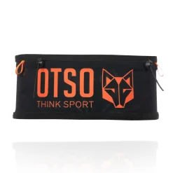 New OTSO Cinturón de correr unisex - Black & Orange