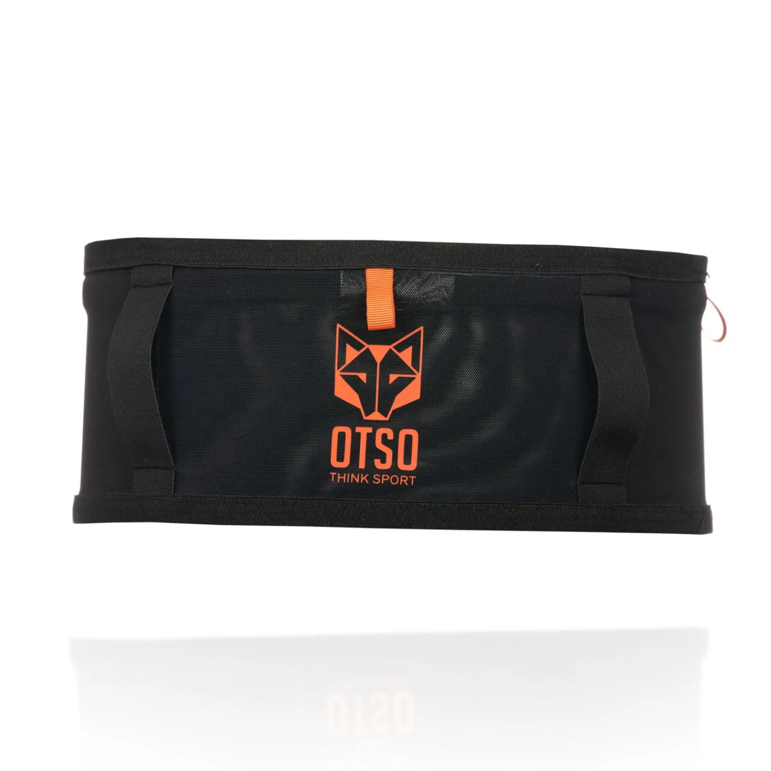 New OTSO Cinturón de correr unisex - Black & Orange