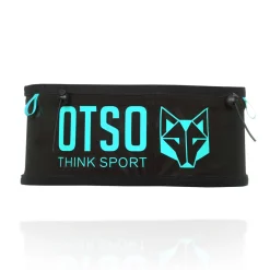 Outlet OTSO Cinturón de correr unisex - Black & Turquoise