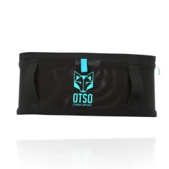 Outlet OTSO Cinturón de correr unisex - Black & Turquoise