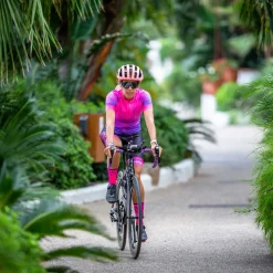 Sale OTSO Culotte de ciclismo mujer - Fluo Pink (Outlet)