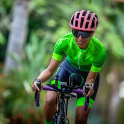 Discount OTSO Culotte de ciclismo mujer - Fluo Green (Outlet)