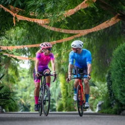 Best Sale OTSO Culotte de ciclismo mujer - Fluo Blue (Outlet)