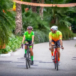 Cheap OTSO Culotte de ciclismo mujer - Fluo Orange (Outlet)
