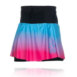 Shop OTSO Falda mujer - Light Blue & Fluo Pink