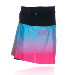 Shop OTSO Falda mujer - Light Blue & Fluo Pink