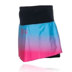 Shop OTSO Falda mujer - Light Blue & Fluo Pink