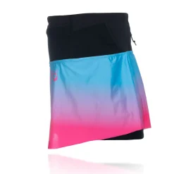 Shop OTSO Falda mujer - Light Blue & Fluo Pink