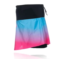 Shop OTSO Falda mujer - Light Blue & Fluo Pink