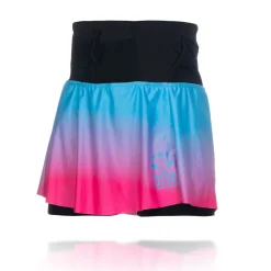 Shop OTSO Falda mujer - Light Blue & Fluo Pink