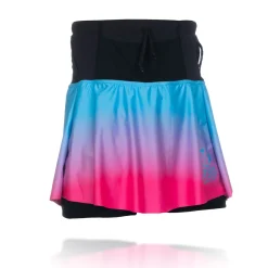 Shop OTSO Falda mujer - Light Blue & Fluo Pink