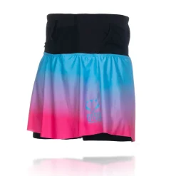 Shop OTSO Falda mujer - Light Blue & Fluo Pink
