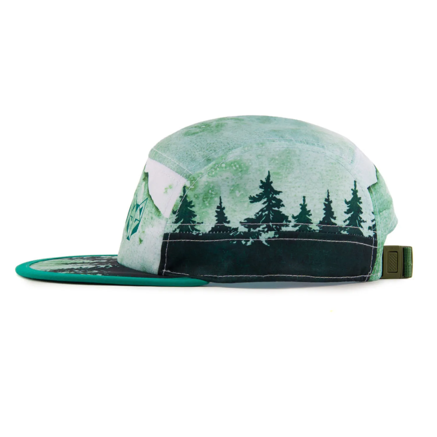 Online OTSO Gorra de correr - Green Forest