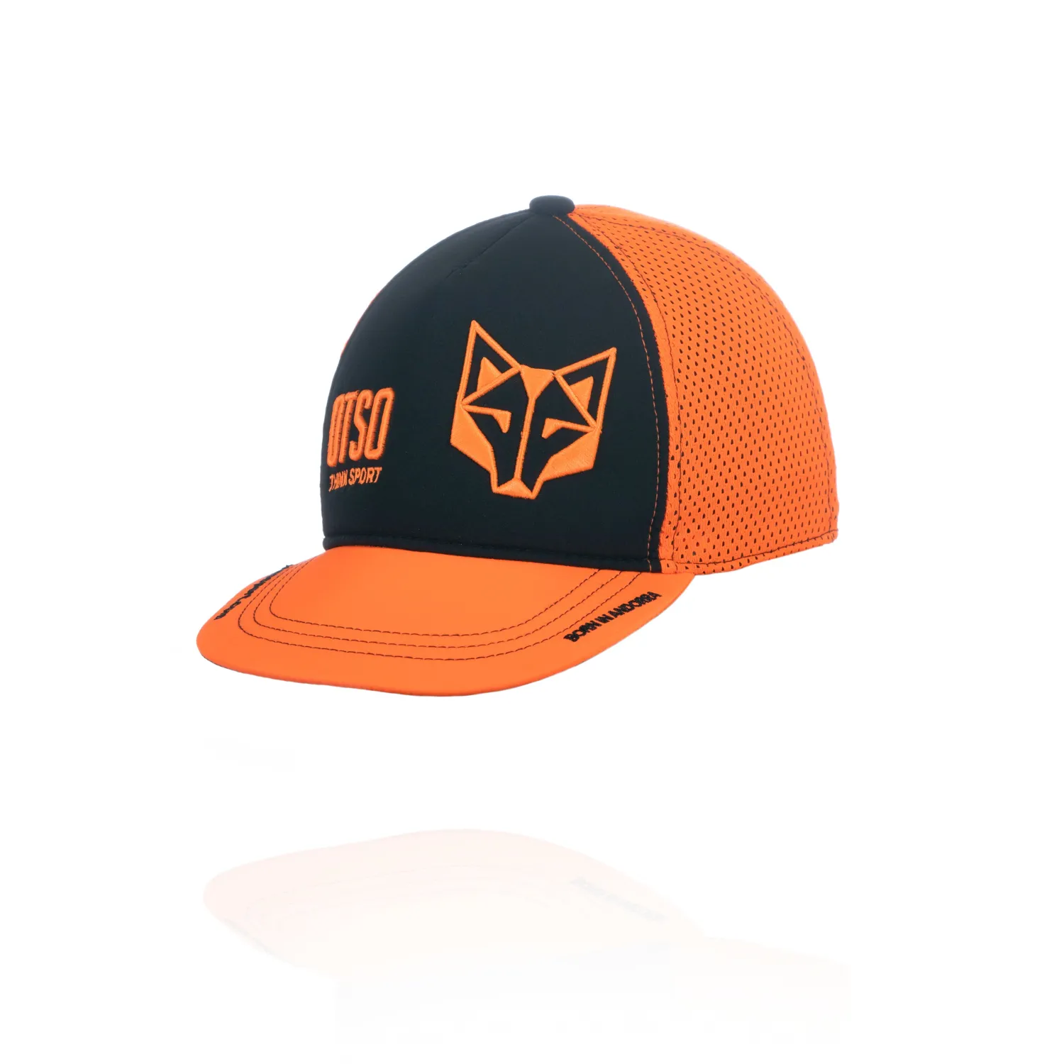 Cheap OTSO Gorra snapback - Black & Fluo Orange