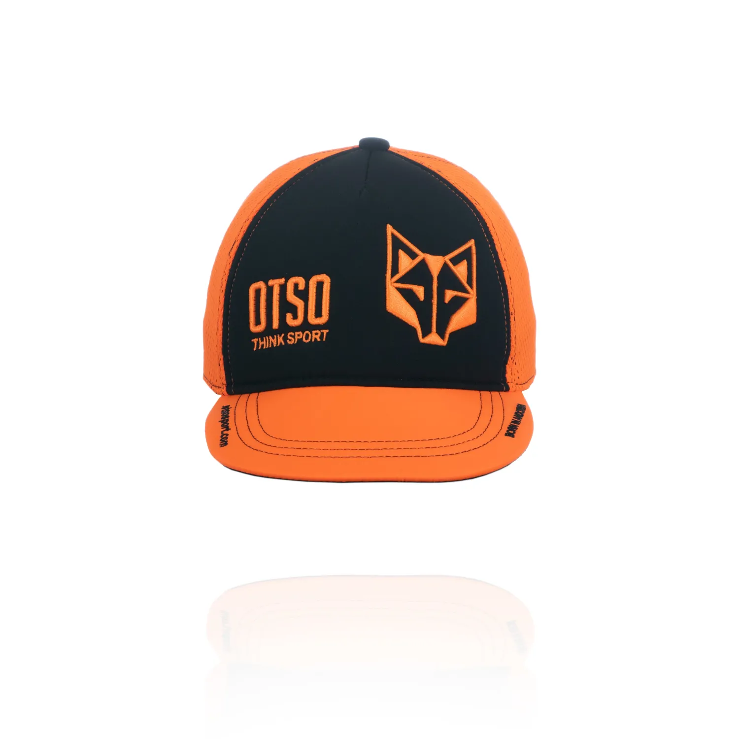 Cheap OTSO Gorra snapback - Black & Fluo Orange