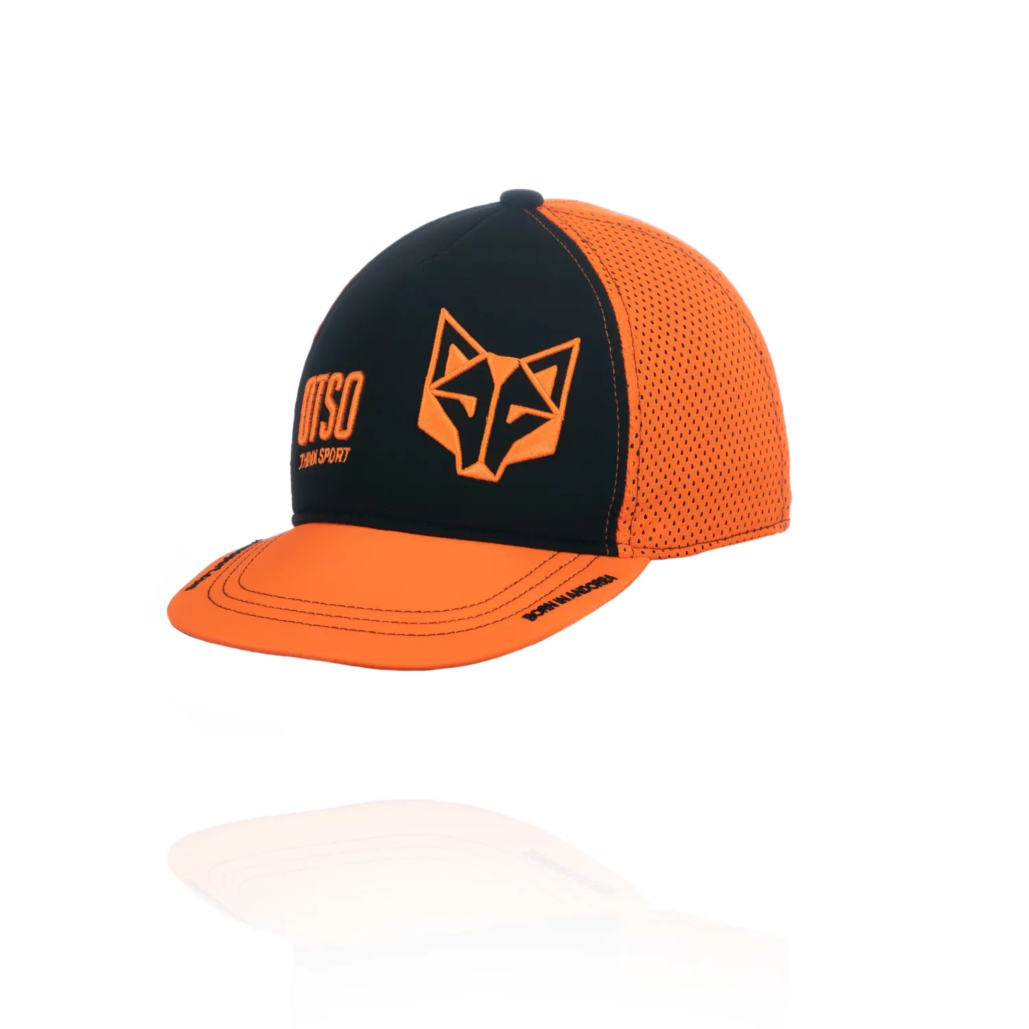 Cheap OTSO Gorra snapback - Black & Fluo Orange