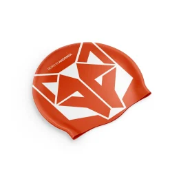 Best OTSO Gorro de natación - Fluo Orange & White