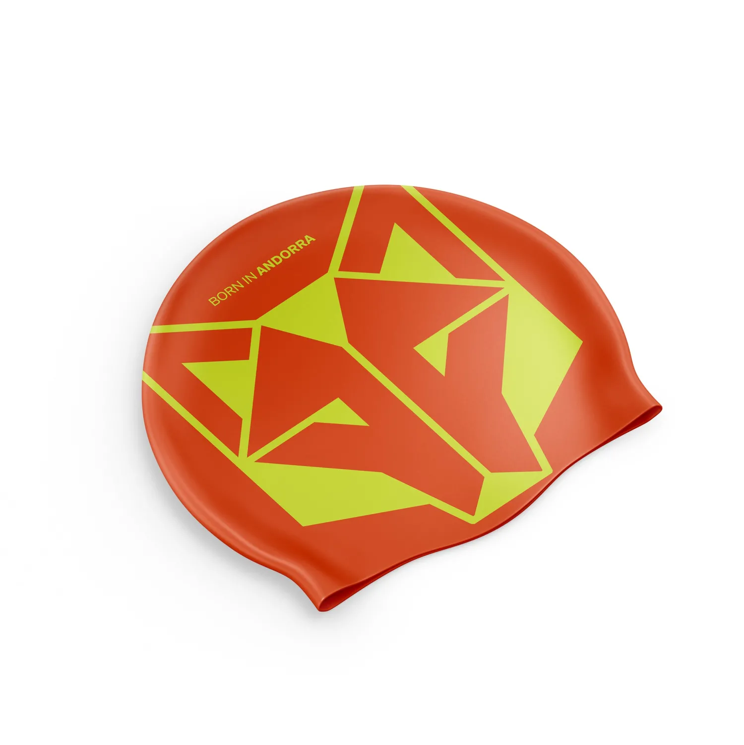 Online OTSO Gorro de natación - Fluo Orange & Fluo Yellow