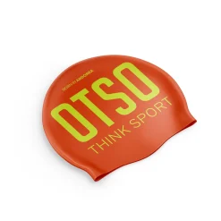 Online OTSO Gorro de natación - Fluo Orange & Fluo Yellow