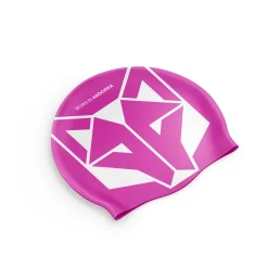 Flash Sale OTSO Gorro de natación - Fluo Pink & White