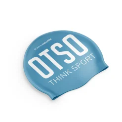 Online OTSO Gorro de natación - Light Blue & White