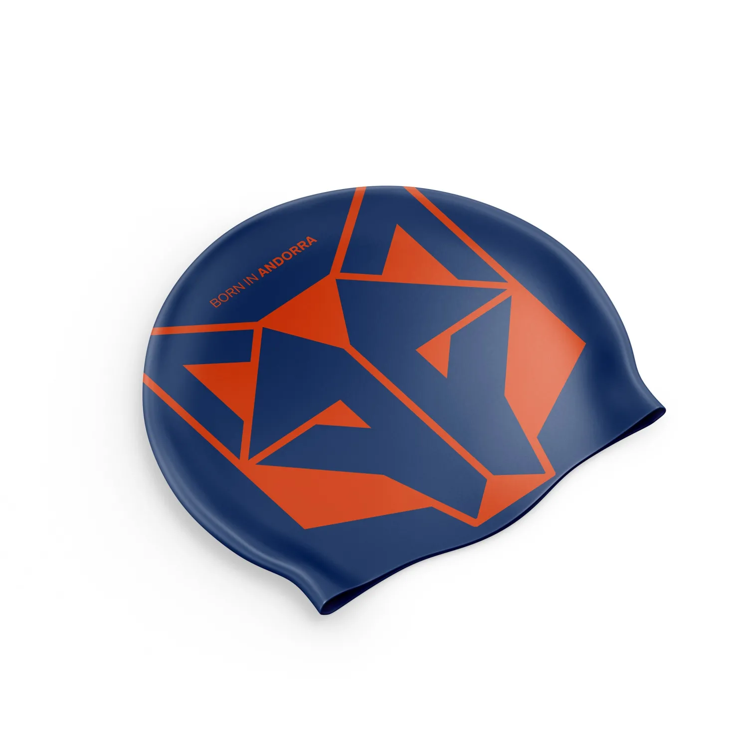 Outlet OTSO Gorro de natación - Navy Blue & Fluo Orange
