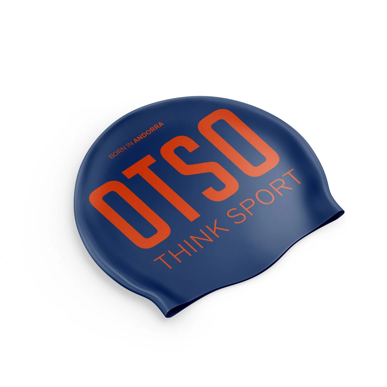 Outlet OTSO Gorro de natación - Navy Blue & Fluo Orange