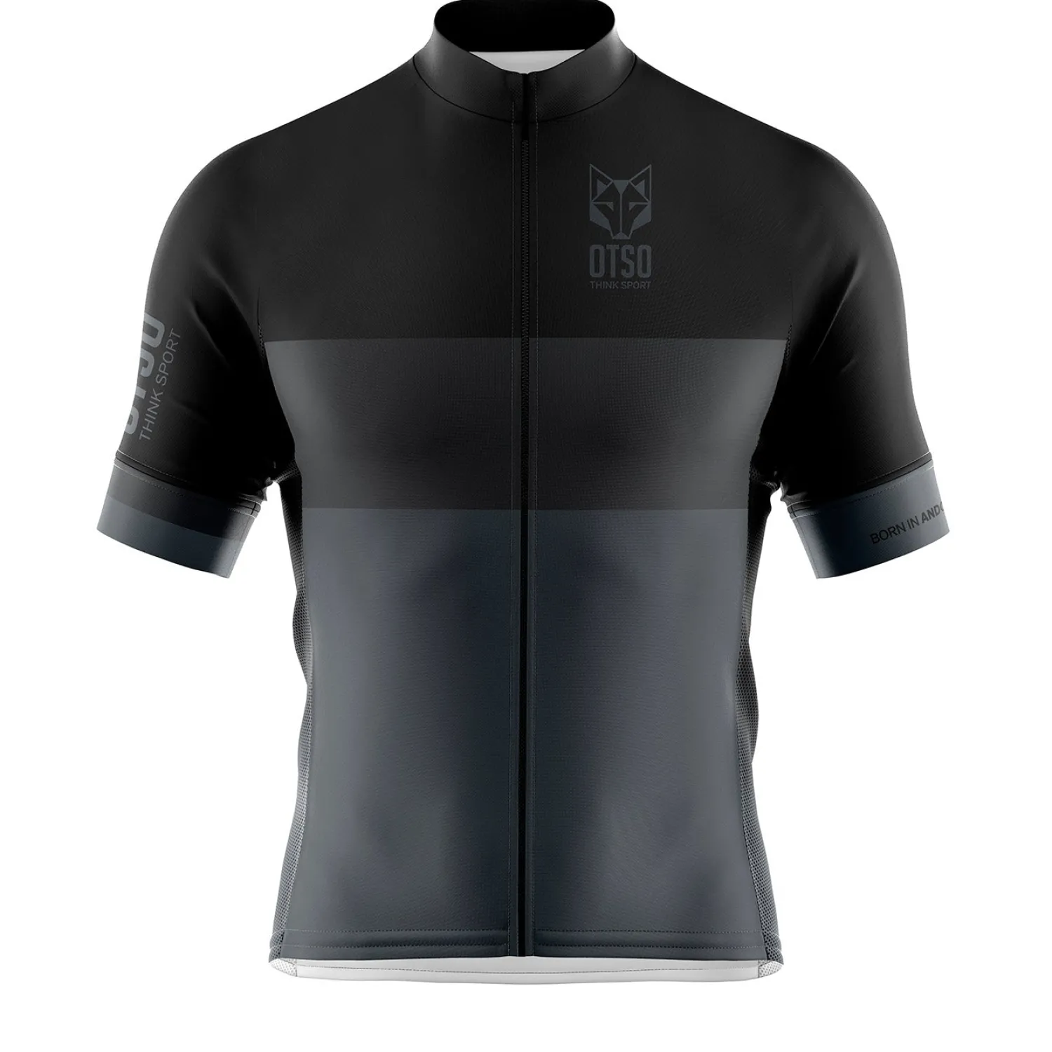 Best Sale OTSO Maillot de ciclismo manga corta hombre - Black